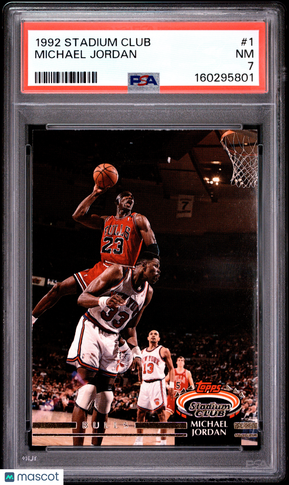 1992 Stadium Club Michael Jordan #1 PSA 7