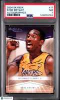 2004 Skybox Autographics Kobe Bryant #17 PSA 7