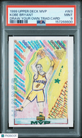 1999 Upper Deck MVP Draw Your Own Card Kobe Bryant #W3 Trad. Card PSA 9