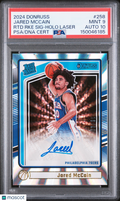 2024 Panini Donruss Jared Mccain #258 RTD RKE SIG Holo Laser /99 Auto 10