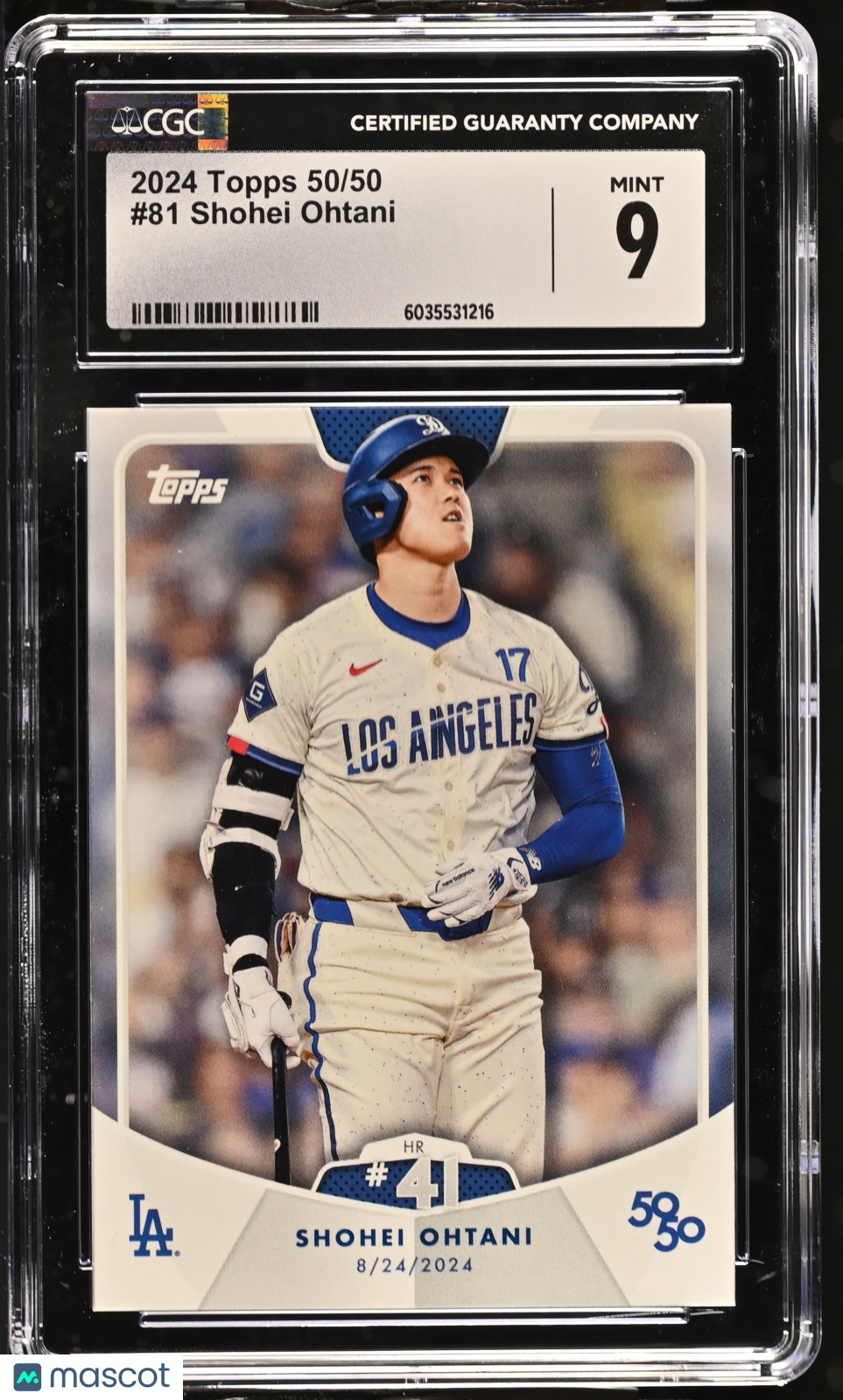2024 Topps 50/50 Shohei Ohtani #81 CGC 9
