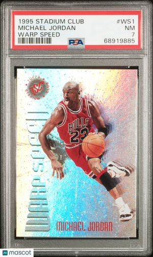 1995 Stadium Club Warp Speed Michael Jordan #WS1