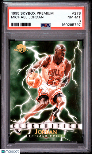 1995 Skybox Premium Michael Jordan #278 PSA 8