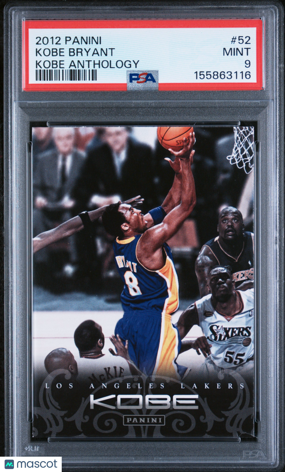 2012 Panini Kobe Anthology Kobe Bryant #52