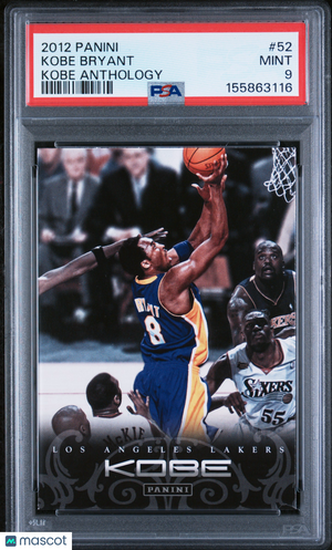2012 Panini Kobe Anthology Kobe Bryant #52