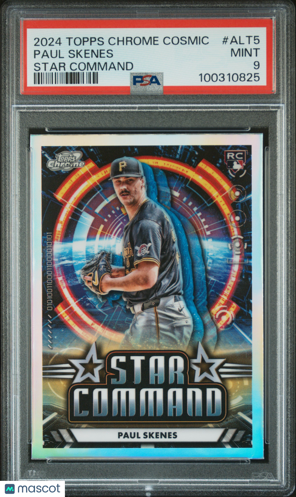 2024 Topps Cosmic Chrome Star Command Paul Skenes #ALT5 PSA 9