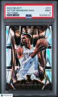 2023 Panini Select Victor Wembanyama #311 Tectonic PSA 9