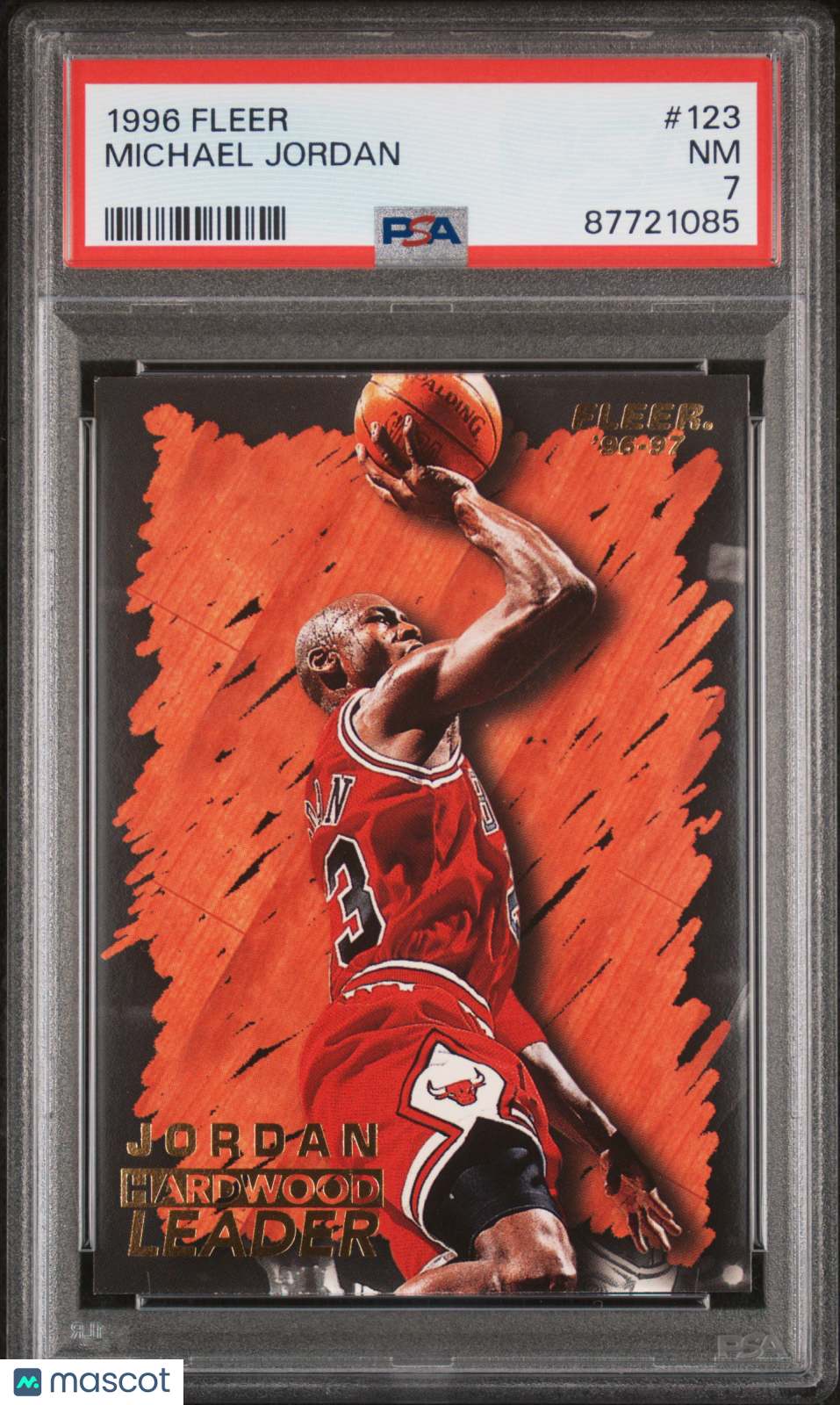 1996 Fleer Michael Jordan #123 PSA 7