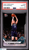 2025 Topps Now Kon Knueppel #143 PSA 10