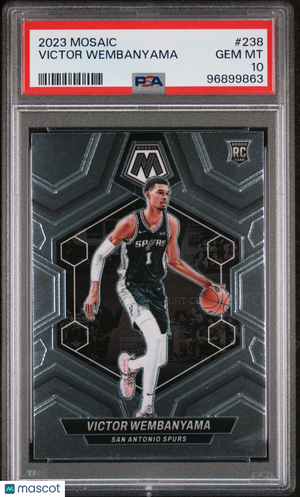 2023 Panini Mosaic Victor Wembanyama #238 PSA 10