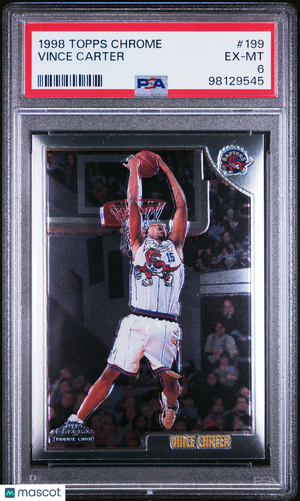 1998 Topps Chrome Vince Carter #199