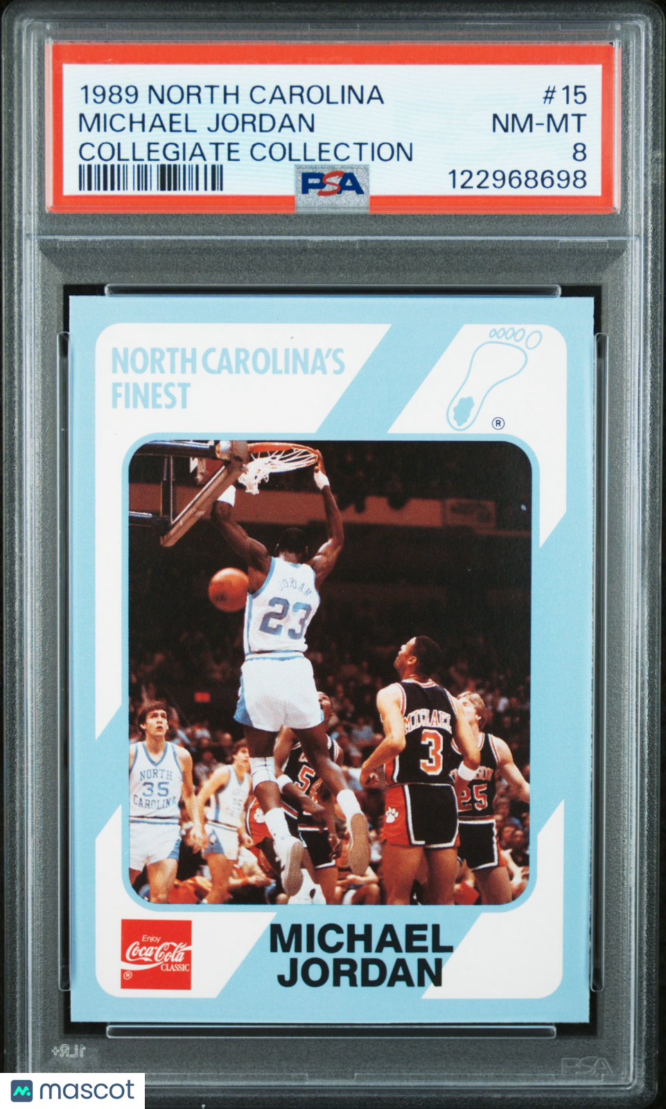 1989 Collegiate Collection North Carolina Michael Jordan #15