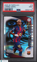 2025-2026 Topps UEFA Club Competitions Lamine Yamal #10 Raindrops