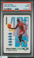 1991 Skybox Michael Jordan #307 PSA 8