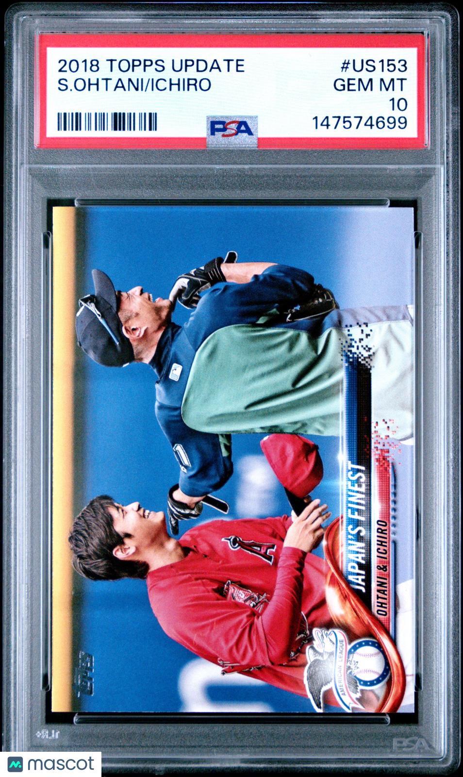 2018 Topps Update S. Ohtani Ichiro #US153 PSA 10