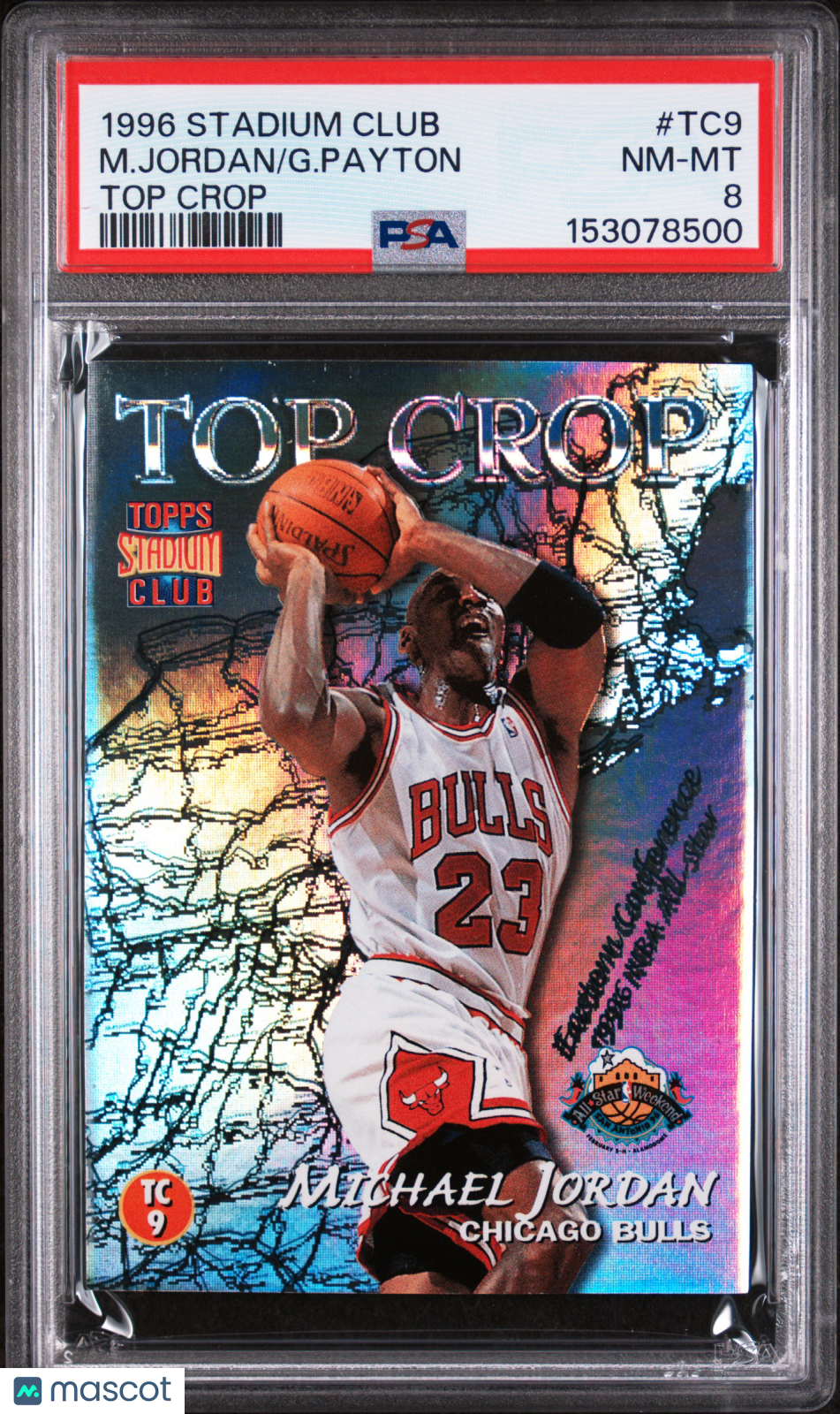 1996 Stadium Club Top Crop G. Payton M. Jordan #TC9