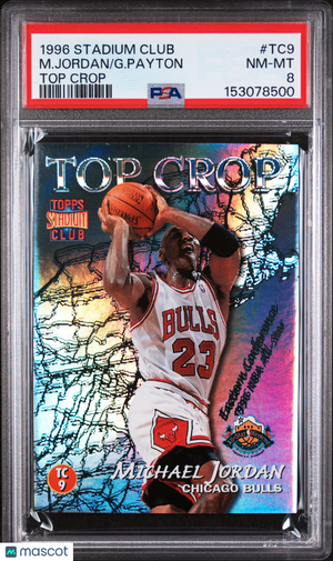1996 Stadium Club Top Crop G. Payton M. Jordan #TC9