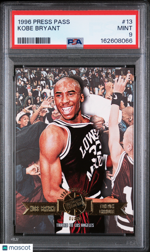 1996 Press Pass Kobe Bryant #13