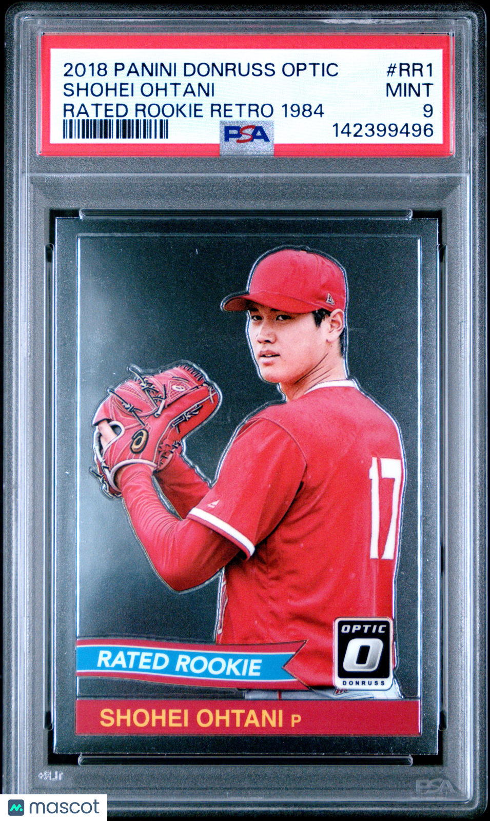 2018 Panini Donruss Optic Rated Rookie Retro 1984 Shohei Ohtani #RR1 PSA 9