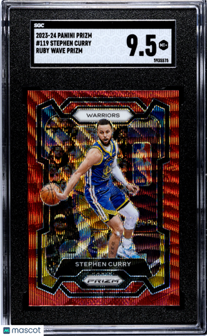 2023 Panini Prizm Stephen Curry #119 Ruby Wave