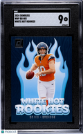 2024 Donruss Bo Nix #WH9 White Hot Rookies SGC 9