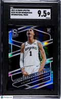 2023 Panini Spectra Victor Wembanyama #195 International Prizm Rookie