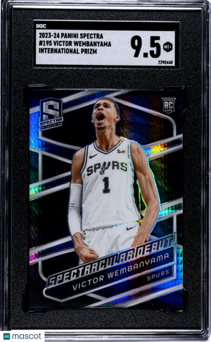 2023 Panini Spectra Victor Wembanyama #195 International Prizm Rookie