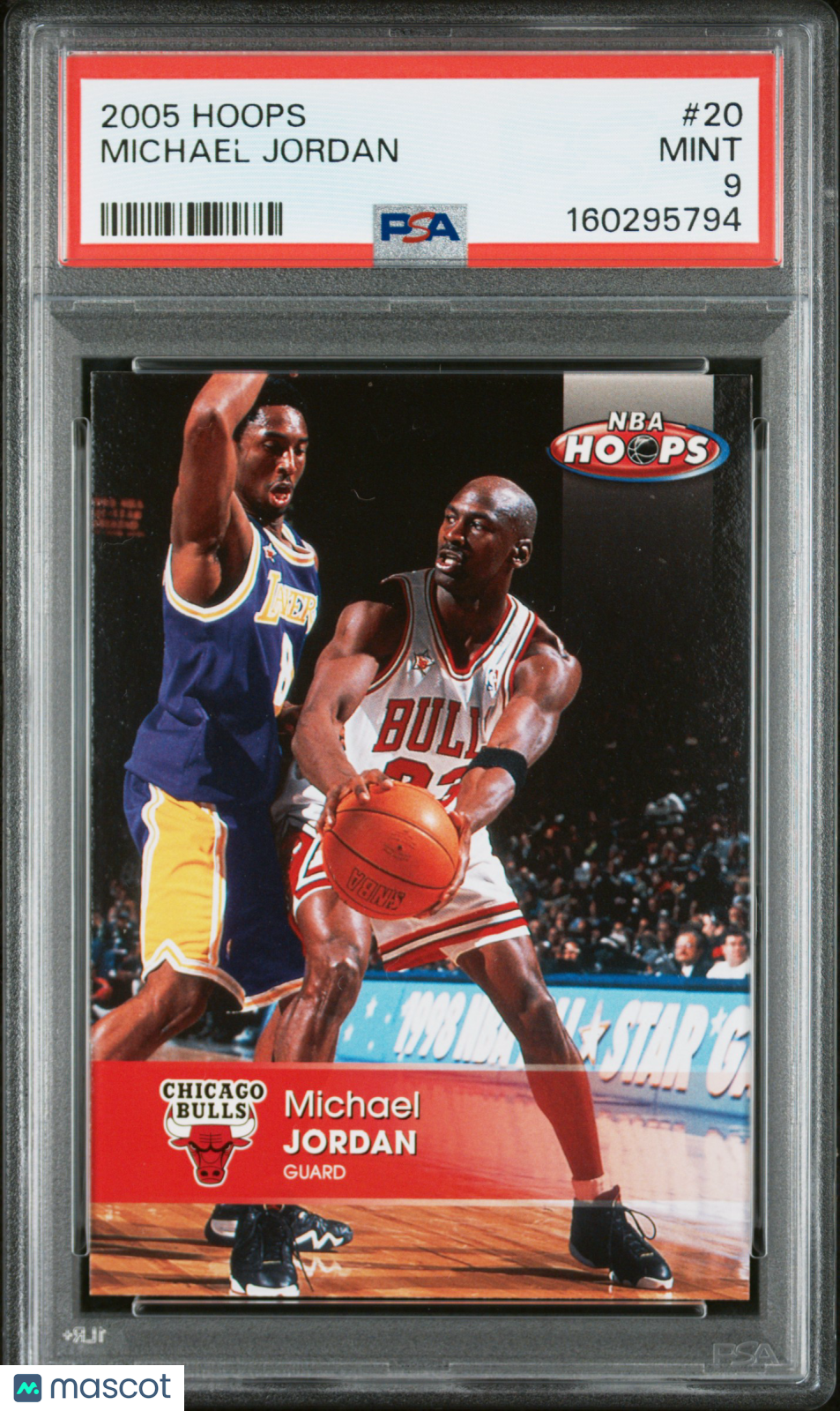 2005 Hoops Michael Jordan #20 PSA 9