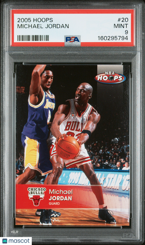 2005 Hoops Michael Jordan #20 PSA 9