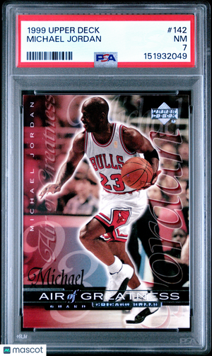 1999 Upper Deck Michael Jordan #142 PSA 7