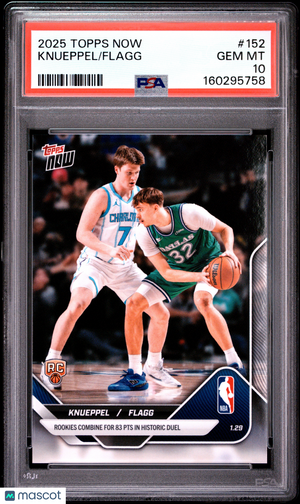 2025 Topps Now Knueppel Flagg #152 PSA 10