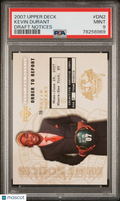 2007 Upper Deck Draft Notices Kevin Durant #DN2 PSA 9
