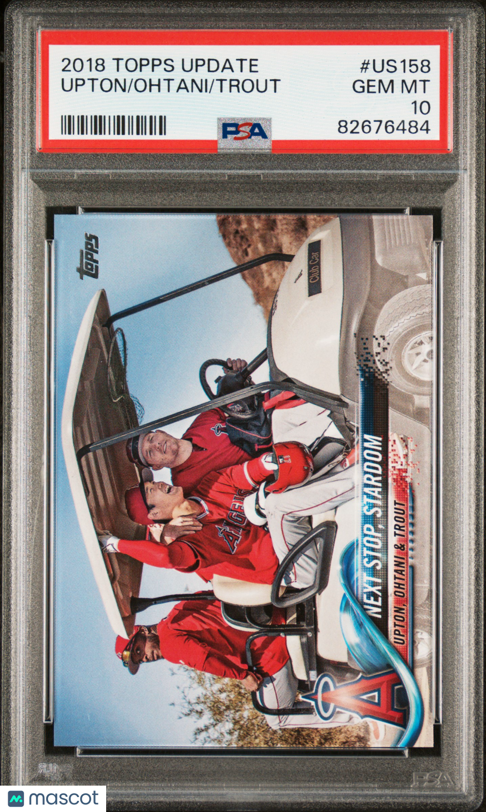 2018 Topps Update Ohtani Trout Upton #US158