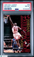 1995 Collector's Choice Jordan-He's Back Michael Jordan #M5 PSA 8