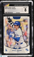 2024 Topps 50/50 Shohei Ohtani #55 CGC 8