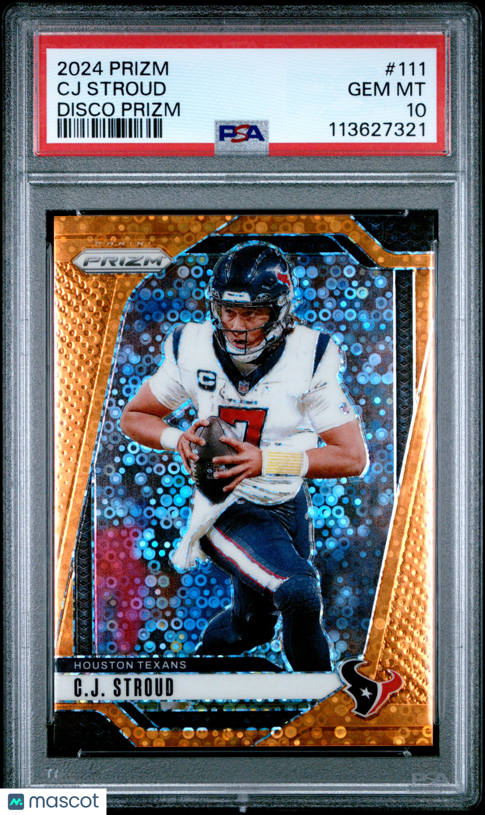 2024 Panini Prizm CJ Stroud #111 Disco PSA 10