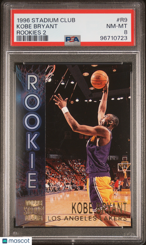 1996 Stadium Club Rookies 2 Kobe Bryant #R9