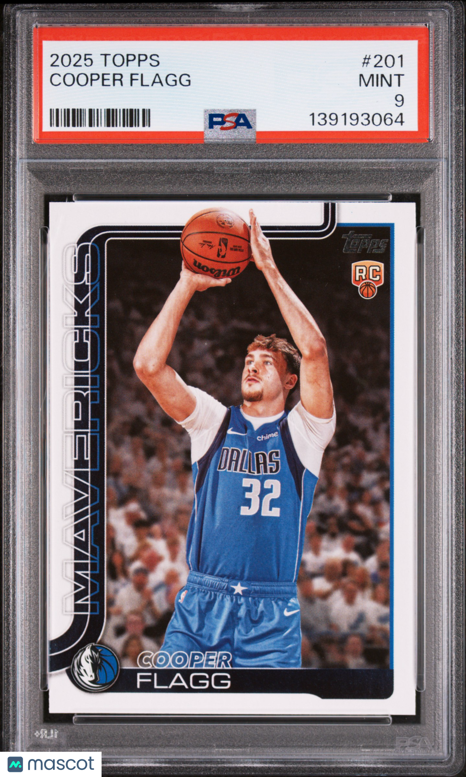 2025 Topps Cooper Flagg #201 PSA 9