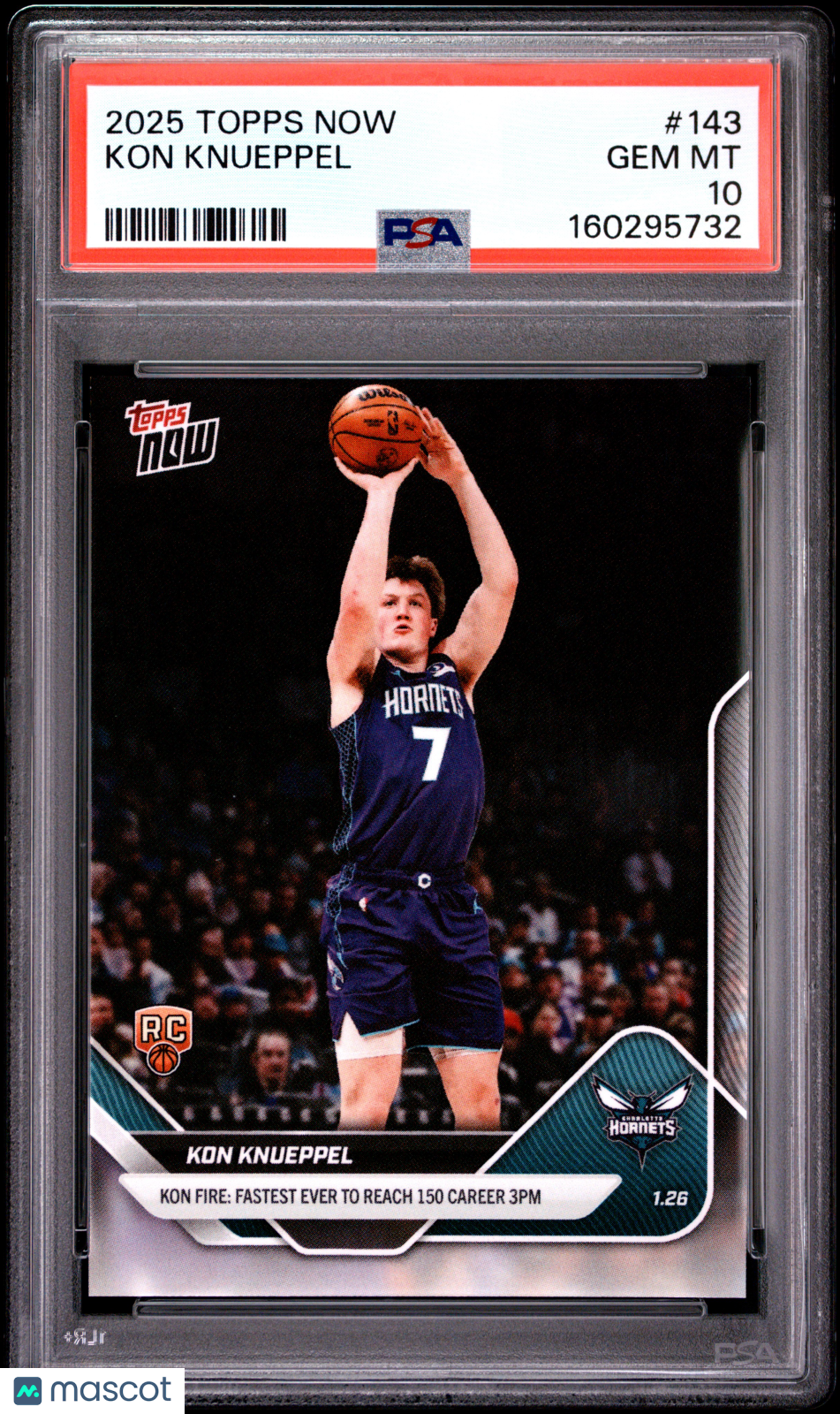 2025 Topps Now Kon Knueppel #143 PSA 10
