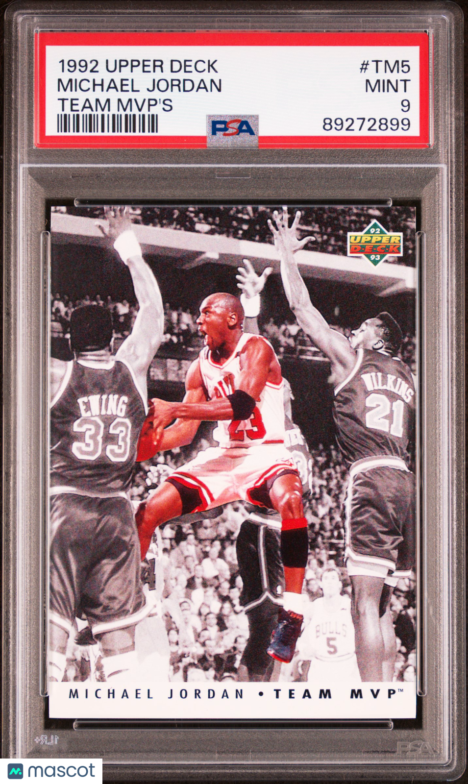 1992 Upper Deck Team Mvp's Michael Jordan #TM5