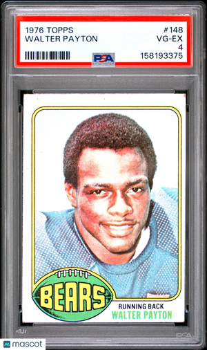 1976 Topps Walter Payton #148 PSA 4