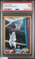 1992 Fleer Shaquille O'Neal #298 PSA 7