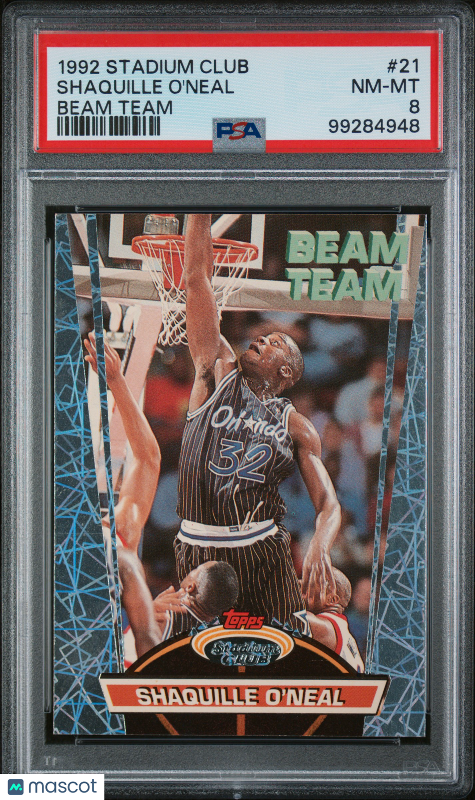 1992 Stadium Club Beam Team Shaquille O'Neal #21