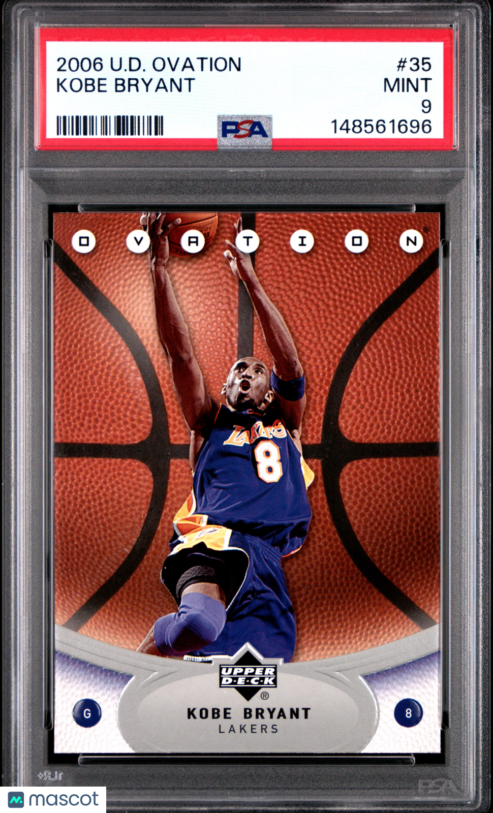 2006 Upper Deck Ovation Kobe Bryant #35 PSA 9