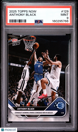 2025 Topps Now Anthony Black #129 PSA 9