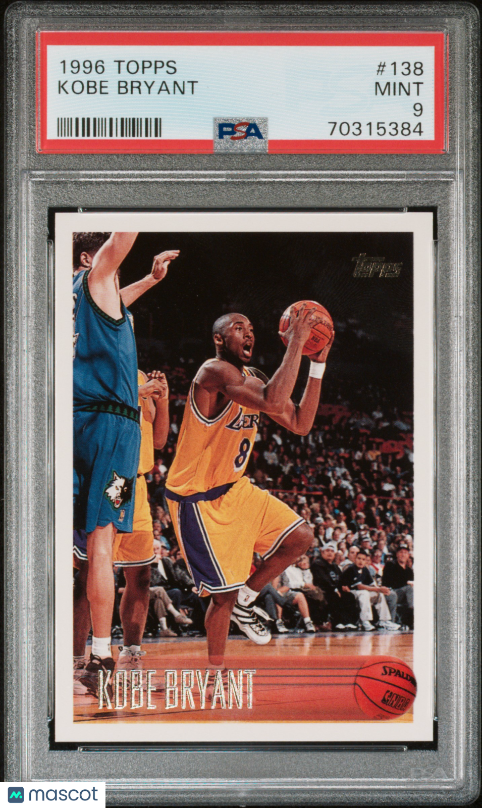 1996 Topps Kobe Bryant #138