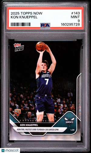 2025 Topps Now Kon Knueppel #143 PSA 9