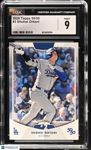 2024 Topps 50/50 Shohei Ohtani #3 CGC 9